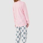 Pijama Feminino Infantil Manga longa e Calça Soninho