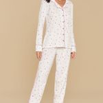 Pijama Feminino Longo com Botões Poazinho