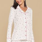 Pijama Feminino Longo com Botões Poazinho