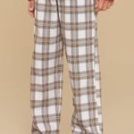 Pijama Masculino Infantil Manga longa e Calça Xadrez