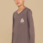 Pijama Masculino Infantil Manga longa e Calça Xadrez