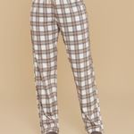 Pijama Feminino Manga longa e Calça Xadrez