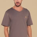 Pijama Masculino Manga curta Xadrez