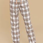 Pijama Feminino Infantil Manga longa e Calça Xadrez