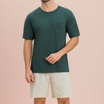 Pijama Masculino Manga curta Conforto