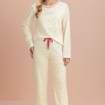 Pijama Feminino Manga longa e Calça Cora