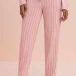 Pijama Feminino Manga longa e Calça Entre Listras