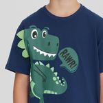 Pijama Masculino Infantil Manga curta Dino