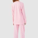 Pijama Feminino Infantil Manga longa e Calça Princess