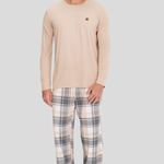 Pijama Masculino Manga longa e Calça Sempre Juntos