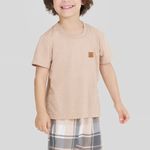 Pijama Masculino Infantil Manga curta Sempre Juntos
