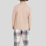 Pijama Masculino Infantil Manga longa e Calça Sempre Juntos
