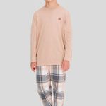 Pijama Masculino Infantil Manga longa e Calça Sempre Juntos