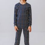 Pijama Infantil Unissex Manga Longa e Calça Sweet Lines - Thanandra Torres