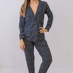 Pijama Feminino Longo com Botões Sweet Lines - Thanandra Torres