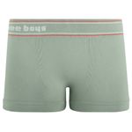 Cueca Boxer Infantil com Detalhe de Listras no Cós sem Costura