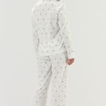 Pijama Feminino Longo com Botões Espresso