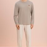 Pijama Masculino Manga longa e Calça Brilha Brilha