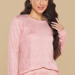 Pijama Feminino Manga longa e Calça Oncinha