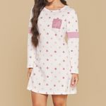 Camisola Curta Manga longa Estrelas