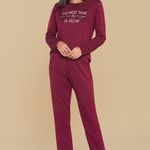 Pijama Feminino Manga longa e Calça Heart