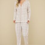 Pijama Feminino Longo com Botões Doce Aconchego