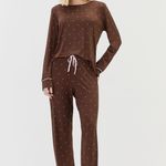Pijama Feminino Manga longa e Calça Doce Cacau