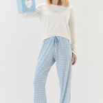 Pijama Feminino Manga longa e Calça Together Moments
