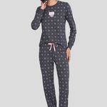 Pijama Feminino Manga longa e Calça Nosso Ritmo