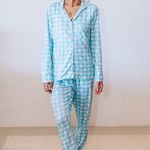 Pijama Feminino Longo com Botões Bem me Quero - Italla Monti