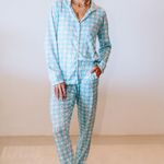 Pijama Feminino Longo com Botões Bem me Quero - Italla Monti