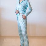 Pijama Feminino Longo com Botões Bem me Quero - Italla Monti
