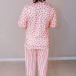 Pijama Feminino Longo com Botões Coração de Mãe - Thanandra Torres