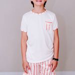 Pijama Masculino Infantil Manga curta Coração de Mãe - Thanandra Torres