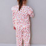 Pijama Feminino Infantil Manga longa e Calça Coração de Mãe - Thanandra Torres