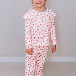 Pijama Feminino Infantil Manga longa e Calça Coração de Mãe - Thanandra Torres