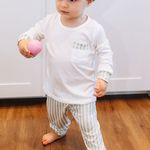 Pijama Masculino Infantil Manga longa e Calça Afeto - Aline Mareto