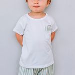 Pijama Masculino Infantil Manga curta Afeto - Aline Mareto