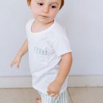 Pijama Masculino Infantil Manga curta Afeto - Aline Mareto
