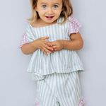 Short Doll Infantil Manga curta Afeto - Aline Mareto