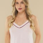 Camisola Curta com Alça Sonho Rosado