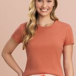 Pijama Feminino Manga curta Canelada e Calça Sonhos