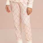Pijama Feminino Infantil Manga longa e Calça Teddy Laços