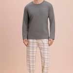 Pijama Masculino Manga longa e Calça Polar