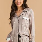 Pijama Feminino Longo com Botões Cappuccino Dreams