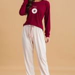 Pijama Feminino Manga longa e Calça Coffee is Life
