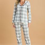 Pijama Feminino Longo com Botões Yourself