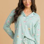 Pijama Feminino Longo com Botões Sonho de Camomila