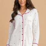 Pijama Feminino Longo com Botões Love Heals