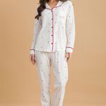 Pijama Feminino Longo com Botões Love Heals